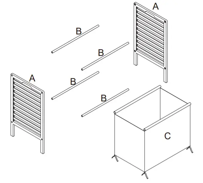Kmart 43027118 Bamboo Open Hamper -figure 2