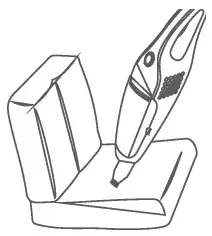 Dusting brush nozzle