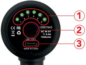 TUNTURI 14TUSYO067 Massage Gun Mini - Massage gun 1