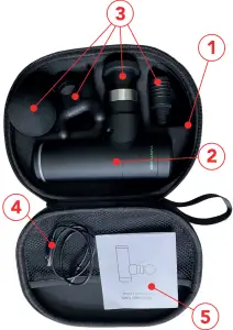 TUNTURI 14TUSYO067 Massage Gun Mini - Massage gun 2