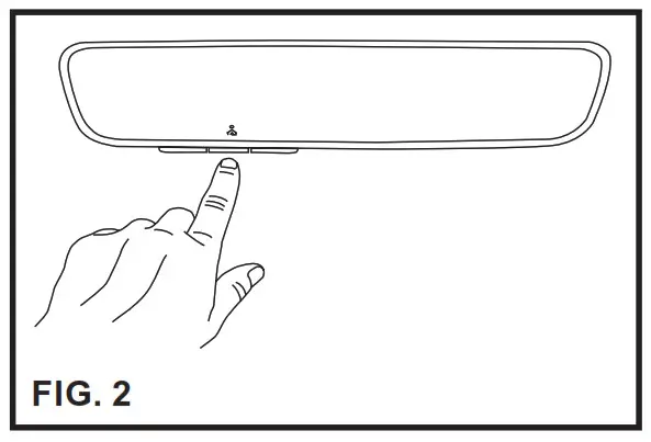HomeLink ABF62 Auto-Dimming Mirror- FIG. 2
