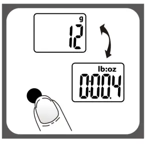 Starfrit 92727 Folding Digital Kitchen Scales - CONVERT WEIGHT UNIT