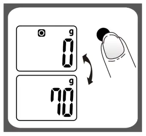 Starfrit 92727 Folding Digital Kitchen Scales - OPERATION
