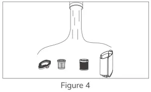 ILIFE M50 Handheld Vacuum Cleaner - Dust cup and flter system ceaning 4