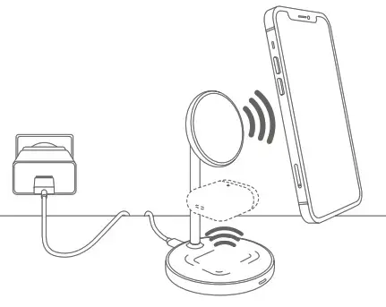 EPICO 2-in-1 Magnetic Wireless Charger