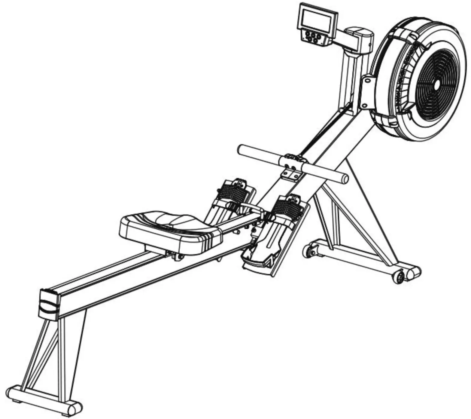 virtufit Ultimate Pro 2i Ergometer Rowing Machine