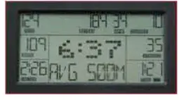 virtufit Ultimate Pro 2i Ergometer Rowing Machine- AVERAGE 500M PACE