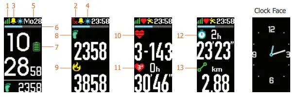 SMART WATCHES Q-69HR Q-Band HR3 Smart Watch fig8