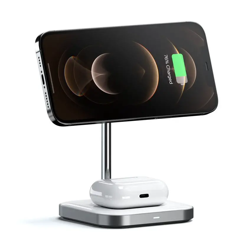 heyday QIC44 MagSafe + Wireless Charger Stand