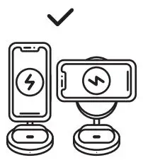 heyday QIC44 MagSafe + Wireless Charger Stand fig2