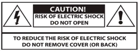 LARKSOUNd L220 2 1Ch 3D Soundbar System - WARNING