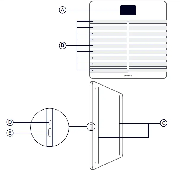 WITHINGS 3700546704444 Body Cardio Wifi Smart Scale Installation Guide-14
