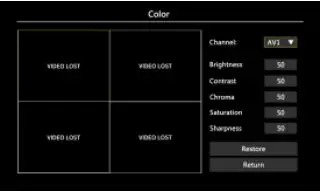 NEXTECH Vehicle DVR, Monitor, Camera Kit - Video Function Colour