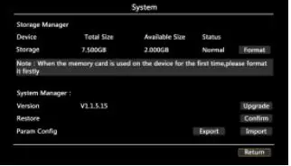 NEXTECH Vehicle DVR, Monitor, Camera Kit - Video Function System Maintenance