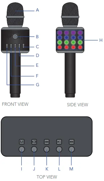 BAUHN APMP 1221 Karaoke Microphone