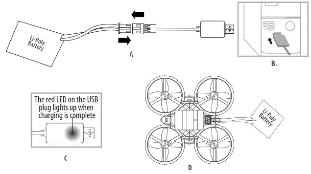Costco Palm Sized High Performance Drone - CHARGING THE PA-1008