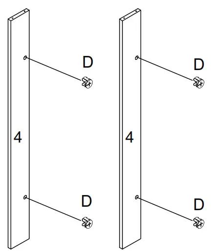 Desk Student White - Step 1.1