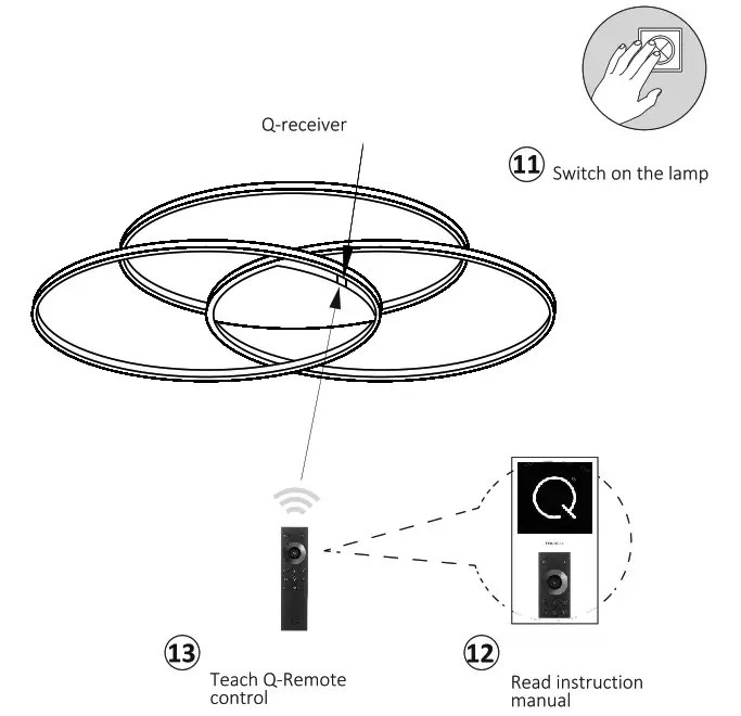 Paul Neuhaus 834293 LED Pendant Light- Remote Control