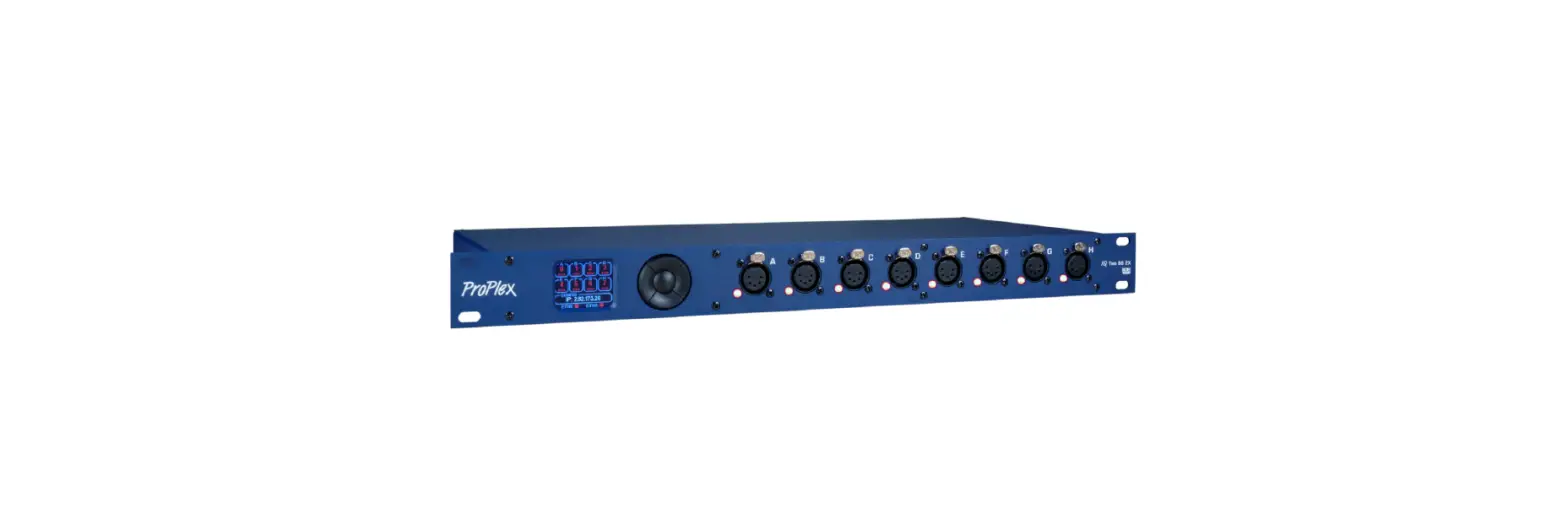Proplex Ppiqb825rr Iq Two 88 2x 8-way Ethernet Dmx Node User Manual