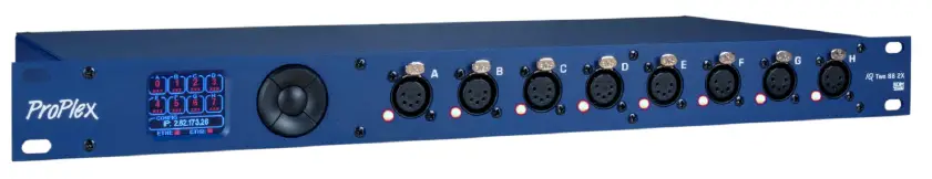 ProPlex PPIQB825RR IQ Two 88 2x 8-Way Ethernet DMX Node pro