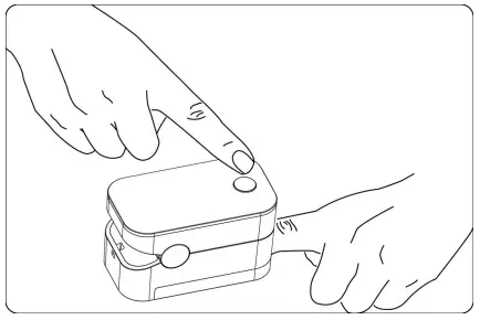 JUMPER JPG-500G Pulse Oximeter - button