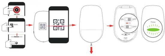 HIKVISION DS PDP15P EG2 WB WE Wireless PIR Detector - QR