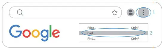 MiraScreen G20 Wireless Display Adapter - Google chrome