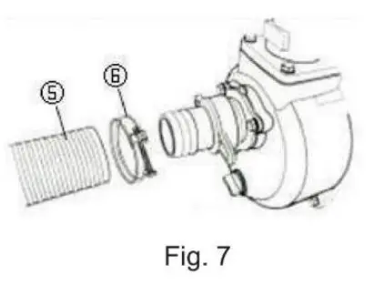MAXWATT MXWP20 Gasoline Water Pump - Installation of water pump 4