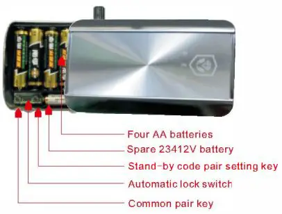 docooler HXQ908D Intelligent BT Invisible theft Home Door Lock fig4