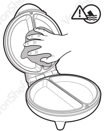 VonHaus 2000151 Non Stick Electric Omelette Maker - fig