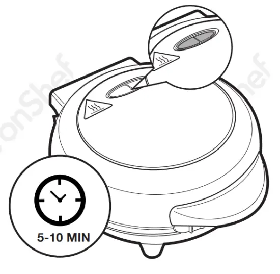 VonHaus 2000151 Non Stick Electric Omelette Maker - fig 5