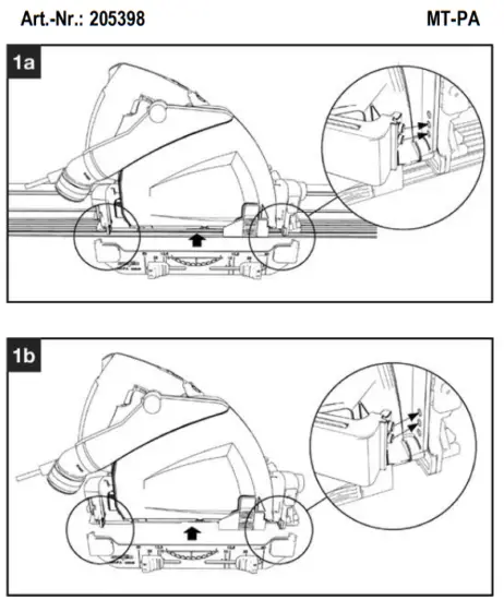 mafell MT55 18M bl Cordless Plunge Track Saw - Fig 3