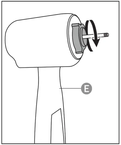 Amazon Basics Adjustable Oscillating Standing Pedestal Fan - clockwise