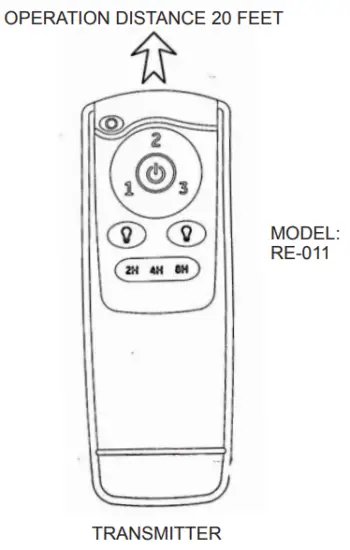 Parrot Uncle BBWY2021006 52 in Matte Black Indoor Ceiling Fan with Remote - fig14