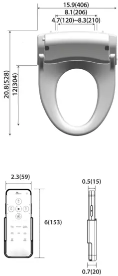 bio Bidet Ultimate 770 Bidet Seat - Fig 7