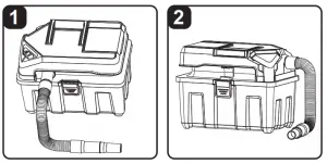 FIG 4 INSTALLING & REMOVING THE HOSE