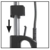 kogan 600W Corded 2-in-1 Stick Vacuum -Using as a handheld vacuum cleaner