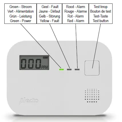 Alecto COA3920 Carbon Monoxide Alarm Sensor fig 9