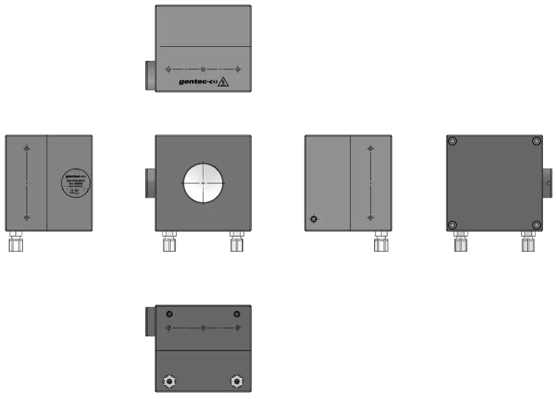 gentec EO IS Series Calibrated Laser Power Detectors for High Accuracy Measurement - HEAD DIMENSIONS1