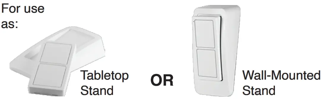 JASCO ZW5313 Z Wave 700s 2 Button Simple Controller - Tabletop