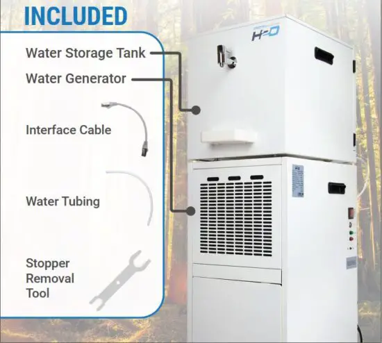 REAL SPIRIT H2O Machine Atmospheric Water Generator