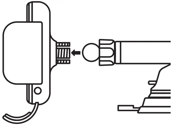 Chug CAB66 charging car mount - installation 2