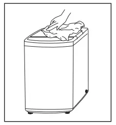 esatto etlw55b 5 5kg top load washing machine - CABINET