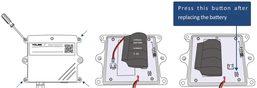 YOLINK H-3 X3 Smart Wireless Water Valve Controller-