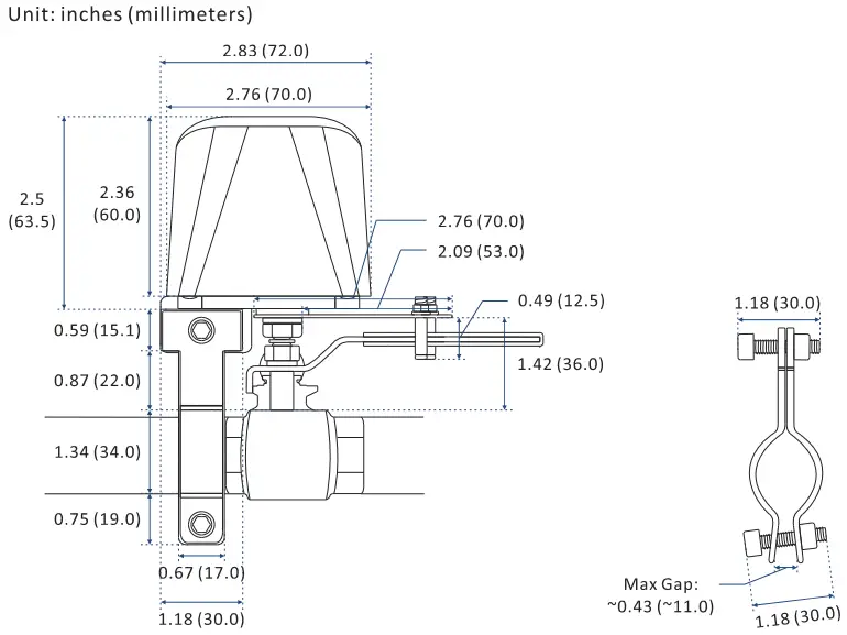 YOLINK H-3 X3 Smart Wireless Water Valve Controller-fig8