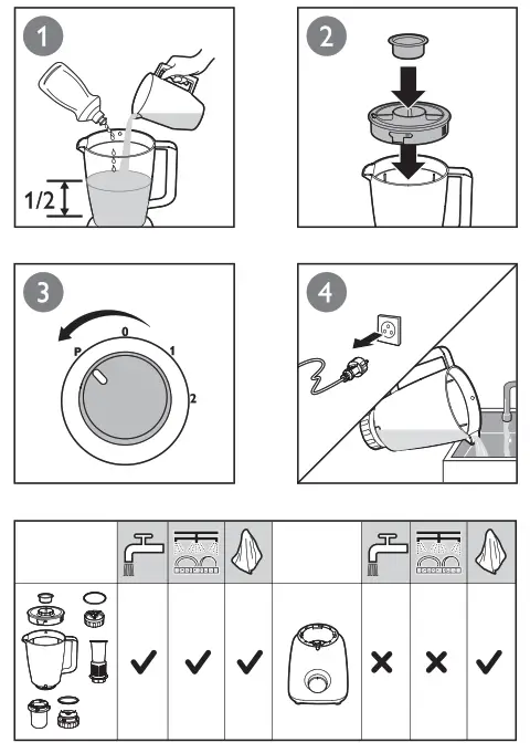 PHILIPS HR2100 JUICER BLENDER - fig 5