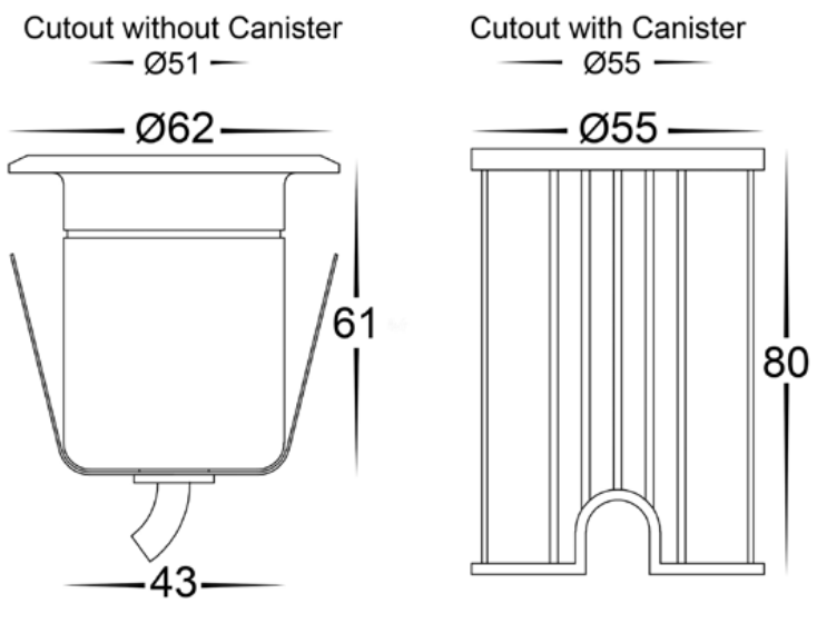 Havit Lighting HV2882 SLV Elite Deck or inground light - 2