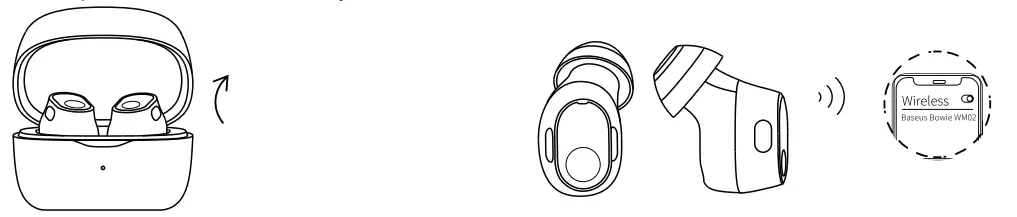 Baseus Bowie WM02 TWS Bluetooth Headphones - fig1