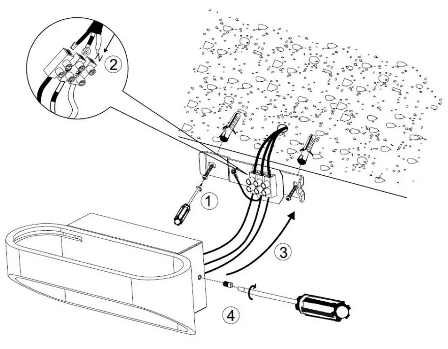 Beacon LIGHTING 300862 LEDlux Orsay 6W Wall Bracket