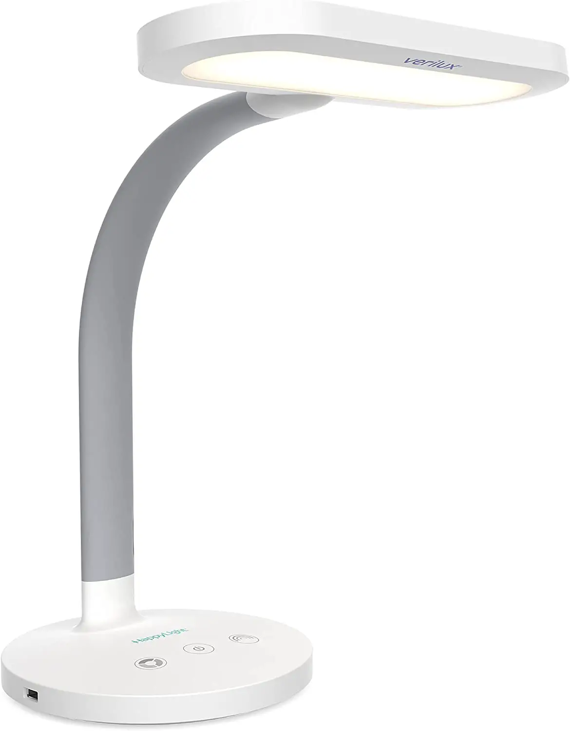 verilux VT39 HappyLight Duo 2-in-1 Therapy and Task Floor Lamp